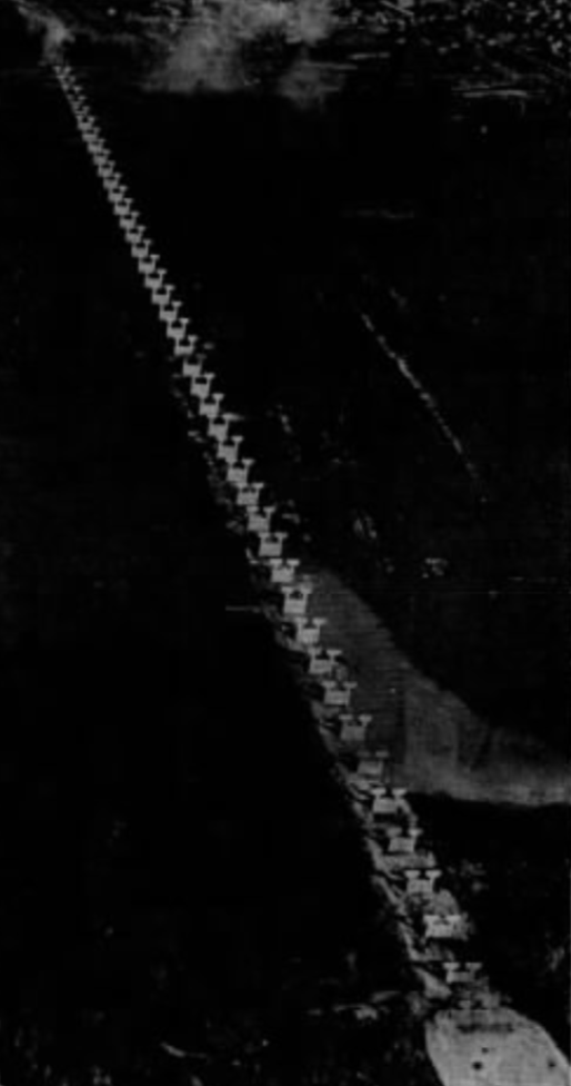 Wrights Ferry Bridge construction, 1970